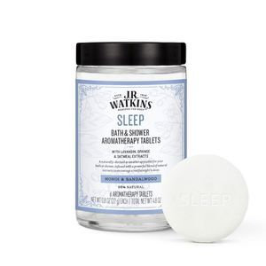 J.R. Watkins Sleep Bath & Shower Tablets, Monoi & Sandalwood Shower Steamers